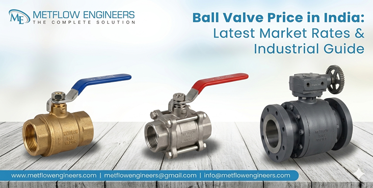 Ball valve price in India industrial stainless steel ball valve by Metflow Engineers