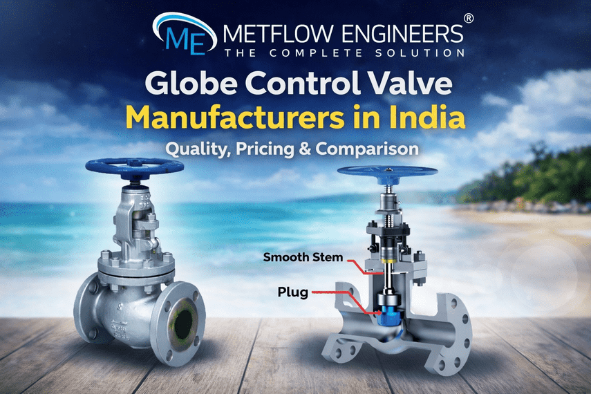 High quality globe control valve manufacturers in India for industrial flow control